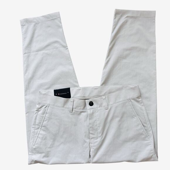 NWT $148 Lululemon Relaxed-Tapered Trouser 34x27.5” Smooth Twill Bone Stretch - Picture 8 of 15